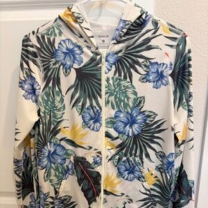 Hurley UPF Floral Zip-up Hoodie